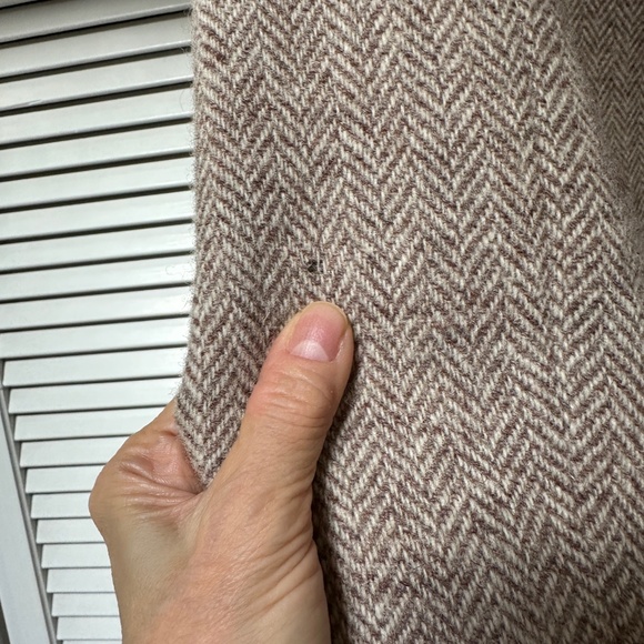 Vintage Burberrys Harris Tweed Jacket Beige Tan Small - Picture 11 of 16